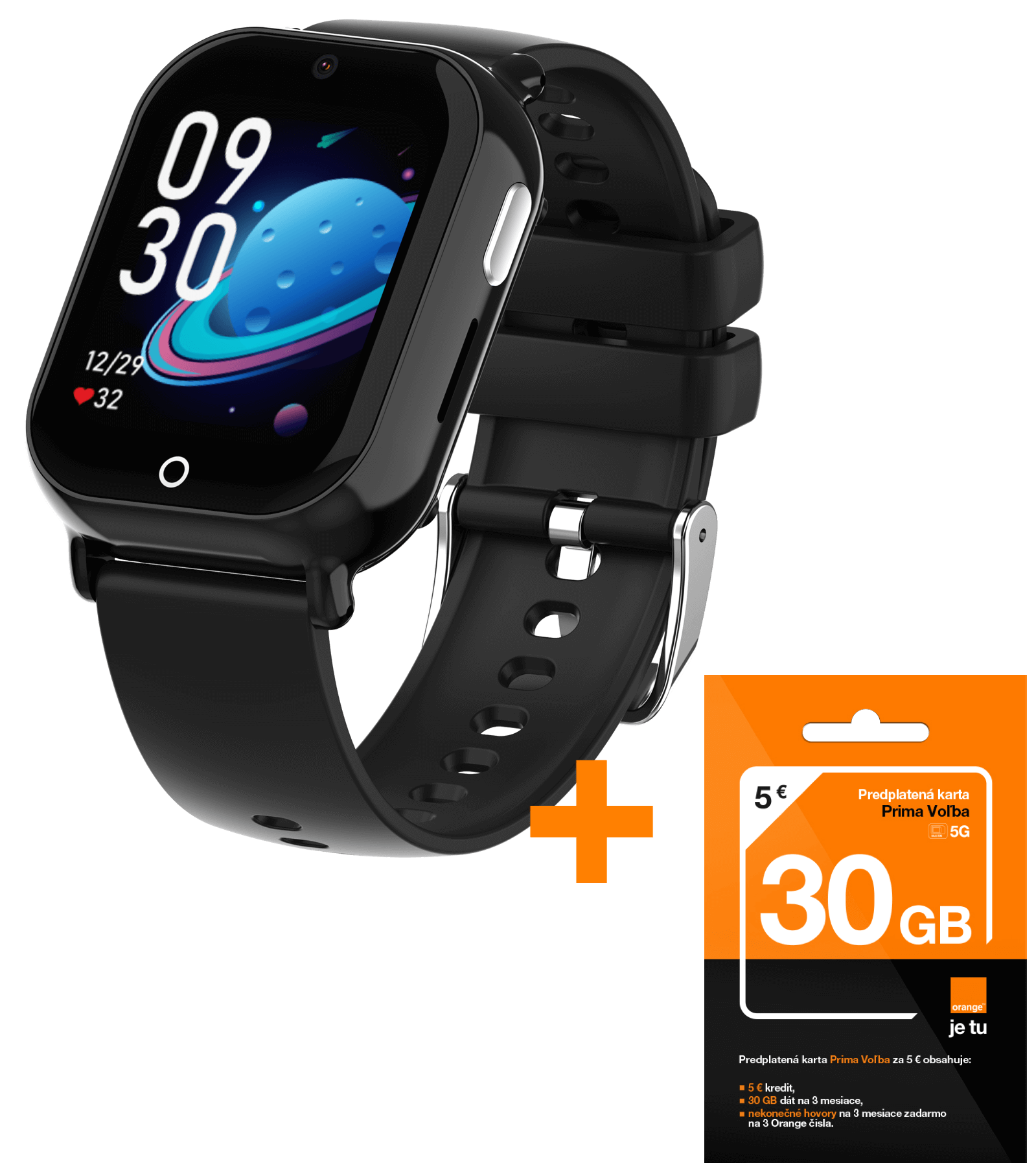 CARNEO GuardKid+ 4G Tiny black_orange2 - kópia